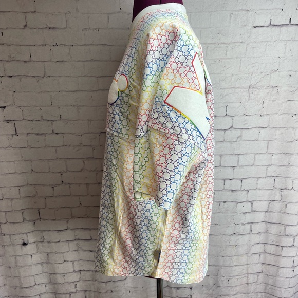 Disney Spirit Jersey size small rainbow pride short sleeve MICKEY shirt - Picture 4 of 8